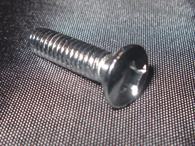 (image for) 10/32 Chrome Oval Phillips Head Machine Screw - Click Image to Close